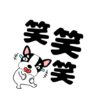デカ文字フレンチブルドックのブルちゃん47（個別スタンプ：33）