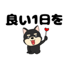 【デカ文字】柴犬のしば吉22（個別スタンプ：3）