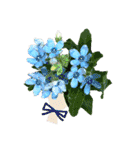 花の写真で花束作り（個別スタンプ：5）