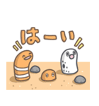 すいすい海のいきもの3(でか文字）（個別スタンプ：5）