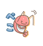 すいすい海のいきもの3(でか文字）（個別スタンプ：6）