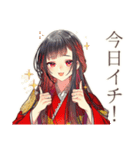 花魁の歌舞伎美麗スタンプ（個別スタンプ：18）