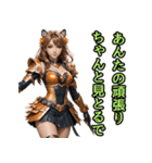 仮装女子_虎党アイドル_励まし編（個別スタンプ：2）