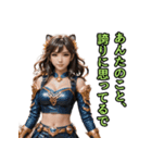 仮装女子_虎党アイドル_励まし編（個別スタンプ：14）