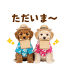プードルの夏（個別スタンプ：9）