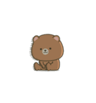 ぽってりクマの毎日送りやすいスタンプ（個別スタンプ：23）
