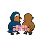 オシドリの離婚スタンプ（個別スタンプ：36）