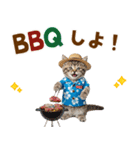 でか文字！夏のミヌエット（個別スタンプ：21）