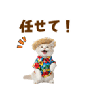 でか文字！夏のミヌエット（個別スタンプ：34）