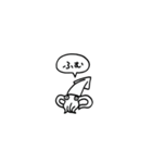 小さいイカ(フキダシ)（個別スタンプ：6）