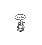 小さいイカ(フキダシ)（個別スタンプ：25）