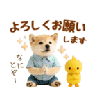 飛び出す癒し豆しばのラフな敬語（個別スタンプ：15）