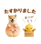 飛び出す癒し豆しばのラフな敬語（個別スタンプ：23）