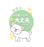 やさしいウエスティ『仕事＆連絡』（個別スタンプ：27）