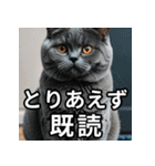 可愛い猫の既読マーク（個別スタンプ：3）