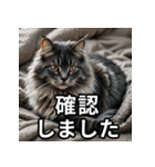 可愛い猫の既読マーク（個別スタンプ：19）