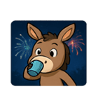 花火とニコニコロバ@SFW（個別スタンプ：10）