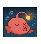 花火とピカピカチョウチンアンコウ@SFW（個別スタンプ：11）