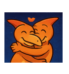 花火とバサバサプテラノドン@SFW（個別スタンプ：16）