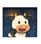 花火とモーモーウシ@SFW（個別スタンプ：5）