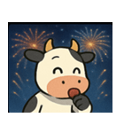 花火とモーモーウシ@SFW（個別スタンプ：9）