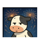 花火とモーモーウシ@SFW（個別スタンプ：11）