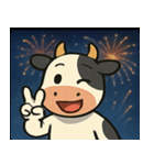 花火とモーモーウシ@SFW（個別スタンプ：13）