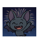 花火とパタパタコウモリ@SFW（個別スタンプ：5）