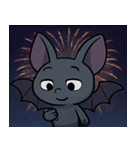 花火とパタパタコウモリ@SFW（個別スタンプ：6）