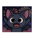 花火とパタパタコウモリ@SFW（個別スタンプ：19）
