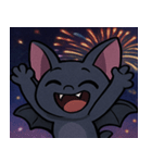 花火とパタパタコウモリ@SFW（個別スタンプ：20）