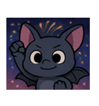 花火とパタパタコウモリ@SFW（個別スタンプ：21）