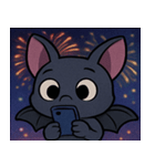 花火とパタパタコウモリ@SFW（個別スタンプ：26）