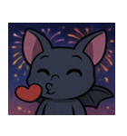 花火とパタパタコウモリ@SFW（個別スタンプ：29）