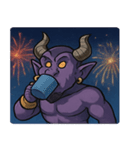 花火とドーンと魔神@SFW（個別スタンプ：16）