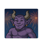 花火とドーンと魔神@SFW（個別スタンプ：18）