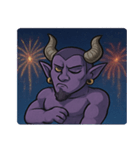 花火とドーンと魔神@SFW（個別スタンプ：21）