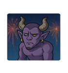 花火とドーンと魔神@SFW（個別スタンプ：26）