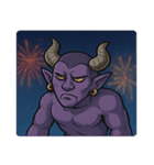 花火とドーンと魔神@SFW（個別スタンプ：30）