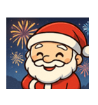 花火とホホホなサンタ2@SFW（個別スタンプ：1）