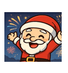 花火とホホホなサンタ2@SFW（個別スタンプ：5）