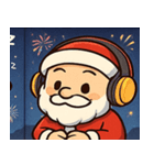 花火とホホホなサンタ2@SFW（個別スタンプ：10）