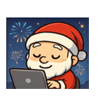 花火とホホホなサンタ2@SFW（個別スタンプ：11）