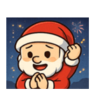 花火とホホホなサンタ2@SFW（個別スタンプ：12）