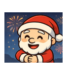 花火とホホホなサンタ2@SFW（個別スタンプ：13）