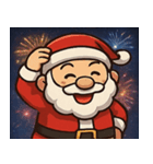 花火とホホホなサンタ2@SFW（個別スタンプ：21）