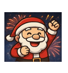 花火とホホホなサンタ2@SFW（個別スタンプ：24）
