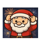 花火とホホホなサンタ2@SFW（個別スタンプ：25）