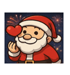 花火とホホホなサンタ2@SFW（個別スタンプ：32）