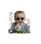 <超使える>キュウリを持ったませガキ（個別スタンプ：25）